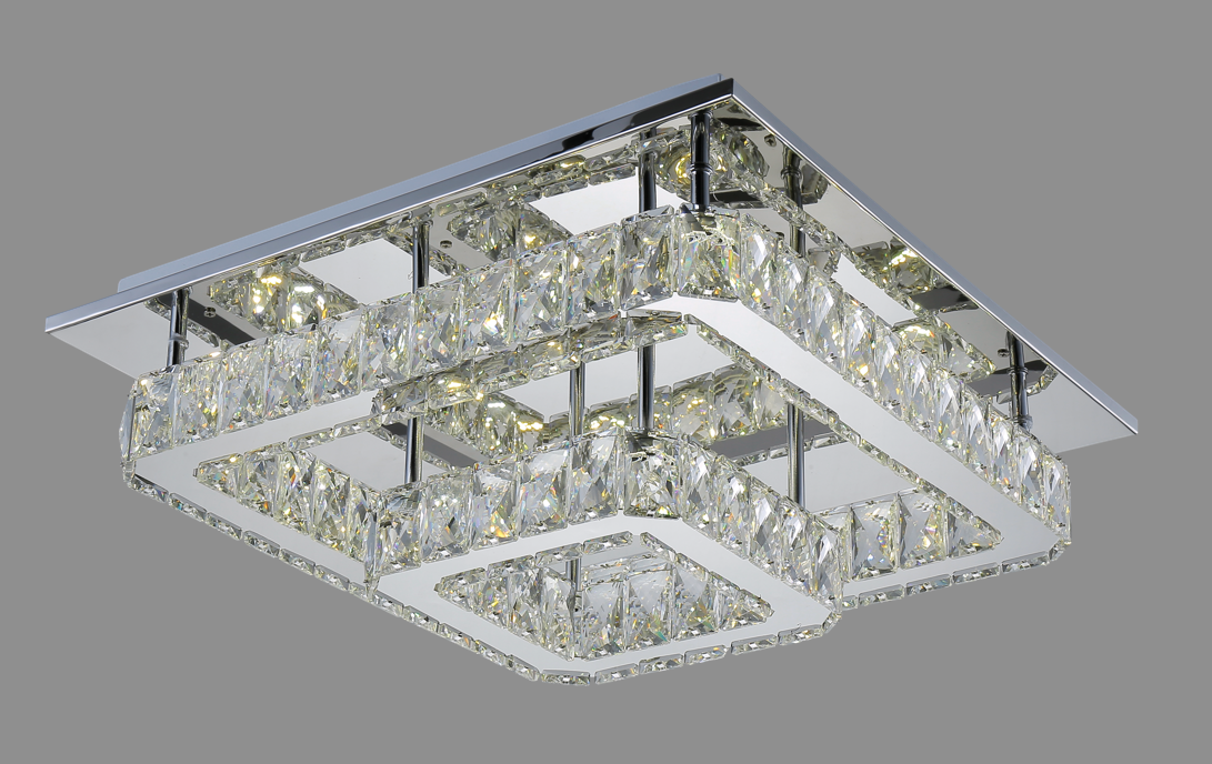 Plafondlamp Aban - 45 x 45 cm - Dimbaar LED licht