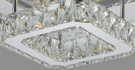 Plafondlamp Aban - 45 x 45 cm - Dimbaar LED licht