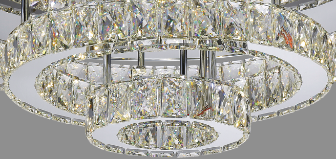 Plafondlamp Aza - 60 cm Ø - Dimbaar LED licht