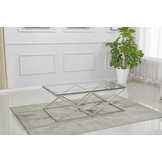 Salontafel Idol Zilver 130 x 70 cm