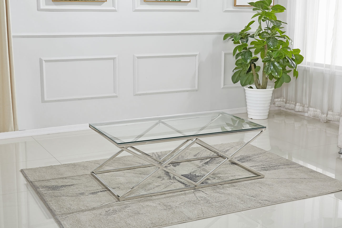 Salontafel Idol Zilver 130 x 70 cm