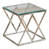 Bijzettafel Idol Zilver 55 x 55 x 55 cm