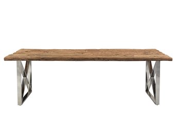Eettafel Rixos Zilver Sleeper Wood