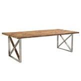 Eettafel Rixos Zilver Sleeper Wood 160 x 90 cm