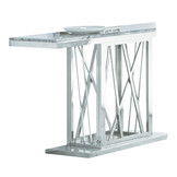 Sidetable / Dressoir Aspen Zilver 140 x 40 x 75 cm