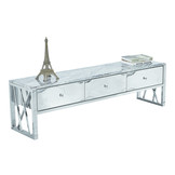 TV-Meubel Aspen Zilver 160 x 40 cm