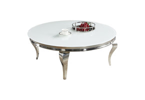 Salontafel Polo Rond Zilver
