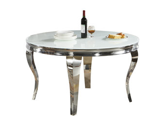 Eettafel Polo Rond Zilver