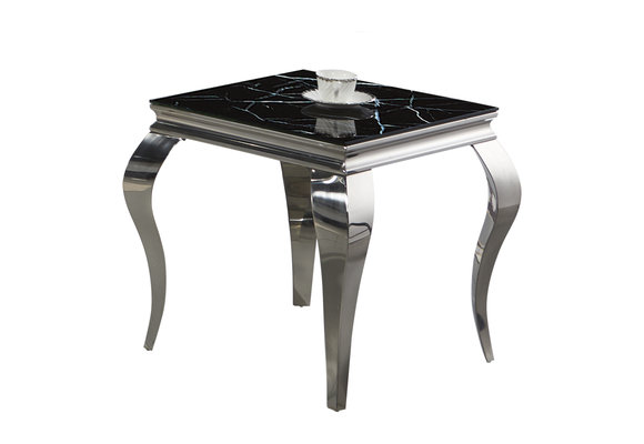 Bijzettafel Polo Zwart Marmer