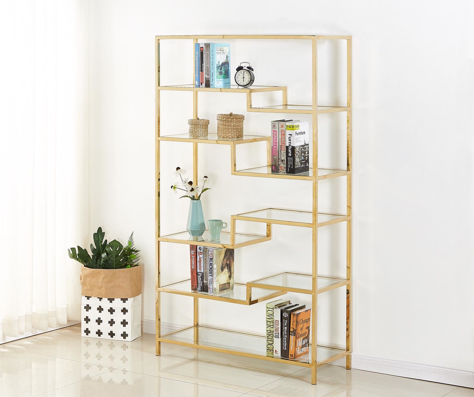 Wandmeubel Sierra Goudkleurig 100 x 40 x 180 CM