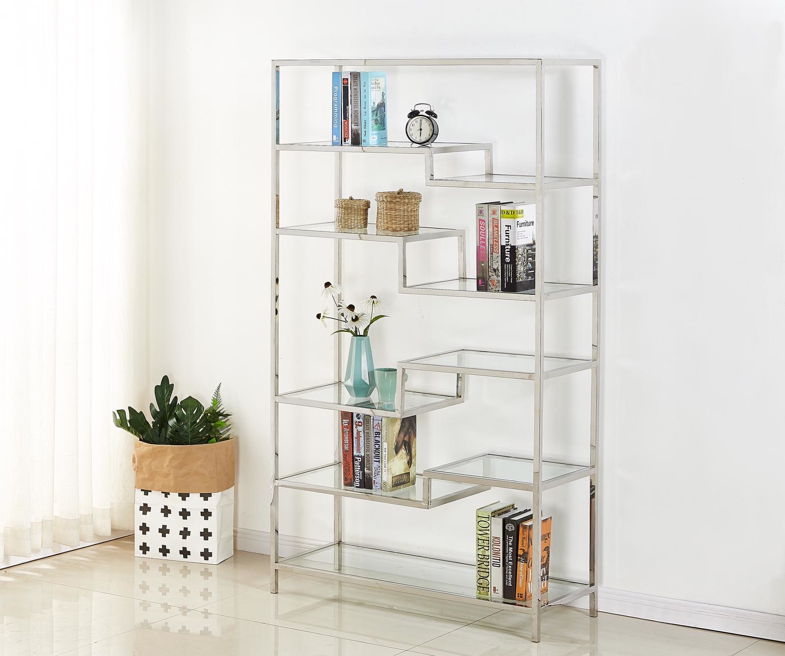 Wandmeubel Sierra Zilverkleurig 100 x 40 x 180 CM