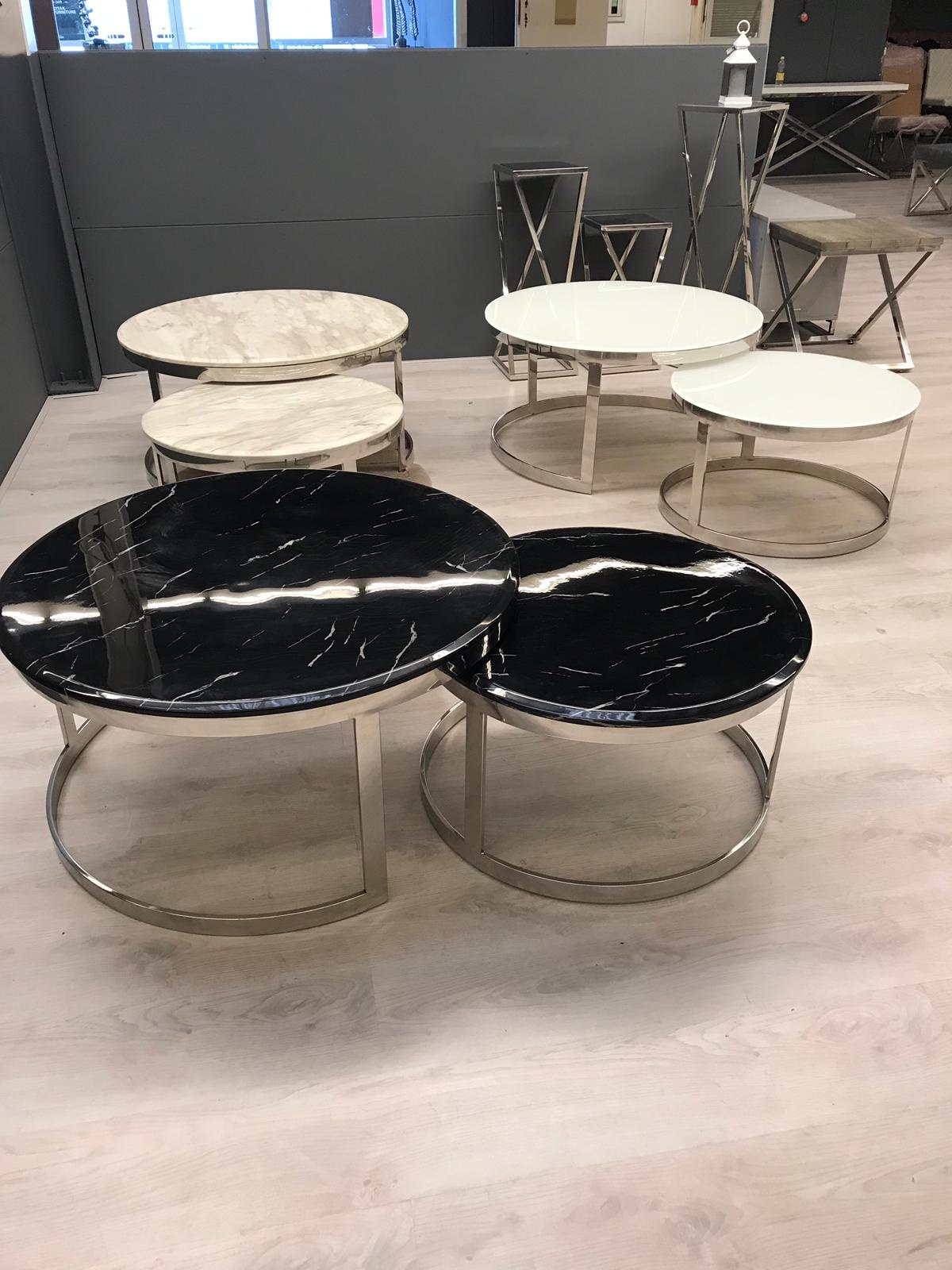 Salontafel Doblo - Rond - set van 2