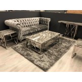 Eettafel Aspen Zilver 160 x 90 cm