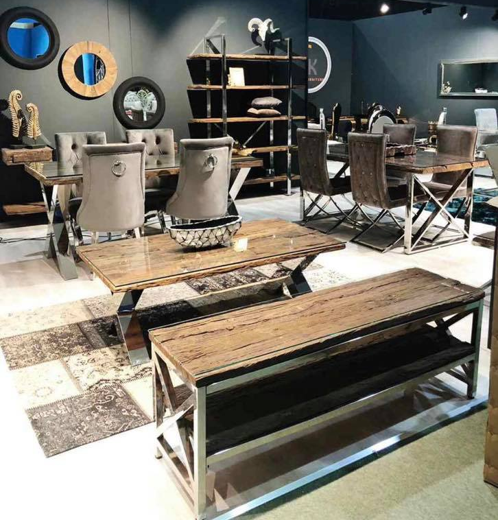 TV-Meubel Rixos Sleeper Wood 160 x 40 cm