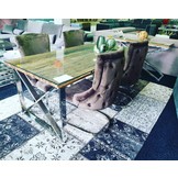 Eettafel Rixos Zilver Sleeper Wood 160 x 90 cm