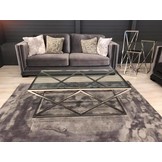 Salontafel Idol Zilver 130 x 70 cm