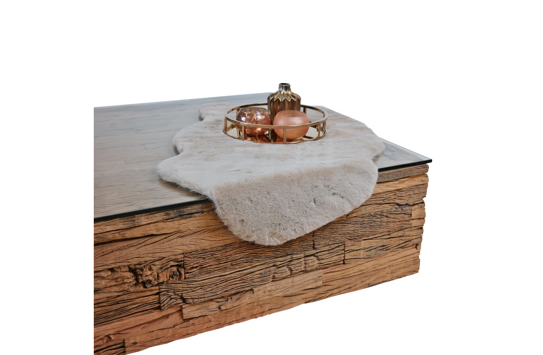 Blok Salontafel Sleeper Wood 130 x 70 cm