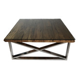 Salontafel Rixos Sleeper Wood 100 x 100 cm