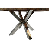 Ronde Eettafel Rixos Zilver Sleeper Wood