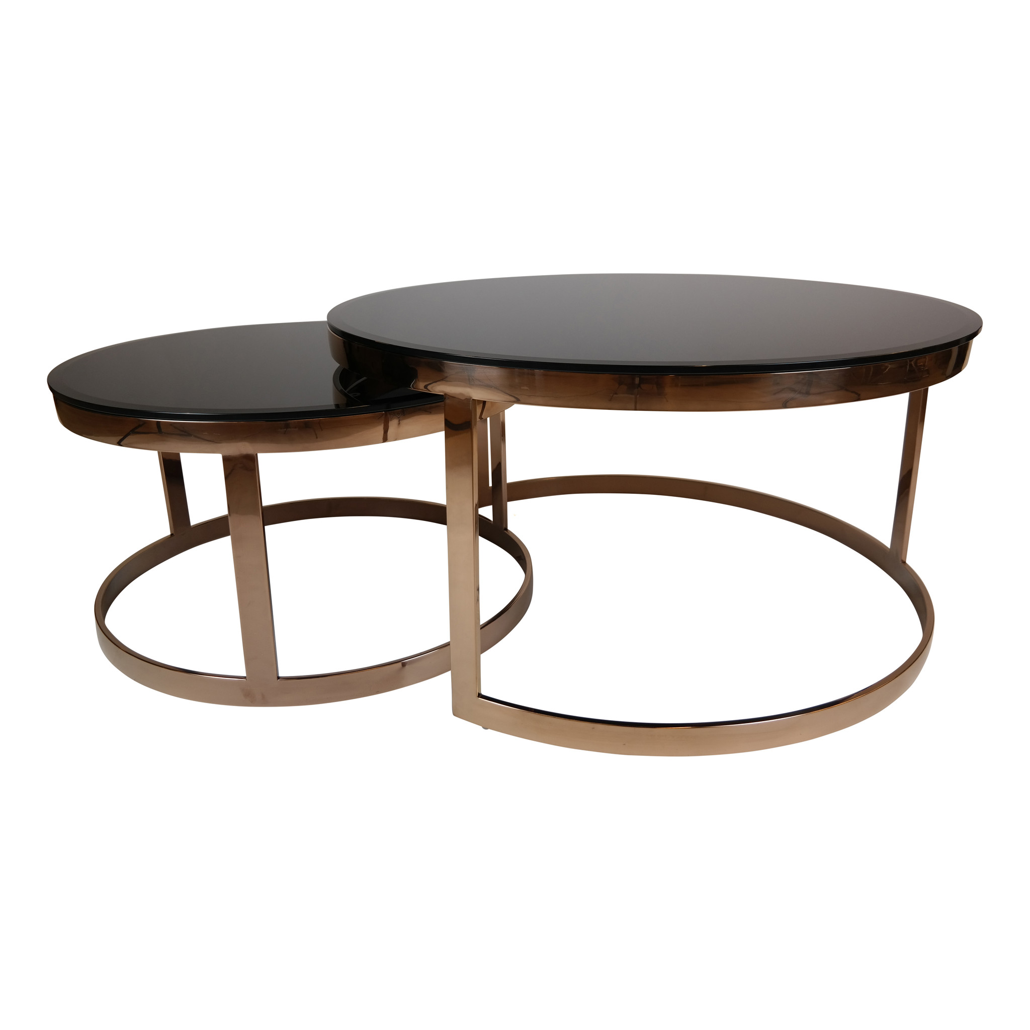 Salontafel Doblo Rond Gold frame