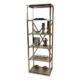 Wandkast Sierra Zilverkleurig 60 x 40 x 180 CM