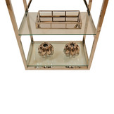 Wandkast Sierra Zilverkleurig 60 x 40 x 180 CM