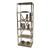 Wandkast Sierra Zilverkleurig 60 x 40 x 180 CM