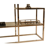 Wandmeubel Julien Zilverkleurig 140 x 40 x 95 CM