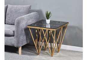 Bijzettafel Pera Goud 55 x 55 cm