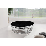 Salontafel Calvin Goud / Transparant bovenblad