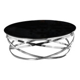 Salontafel Calvin Goud / Zwart bovenblad