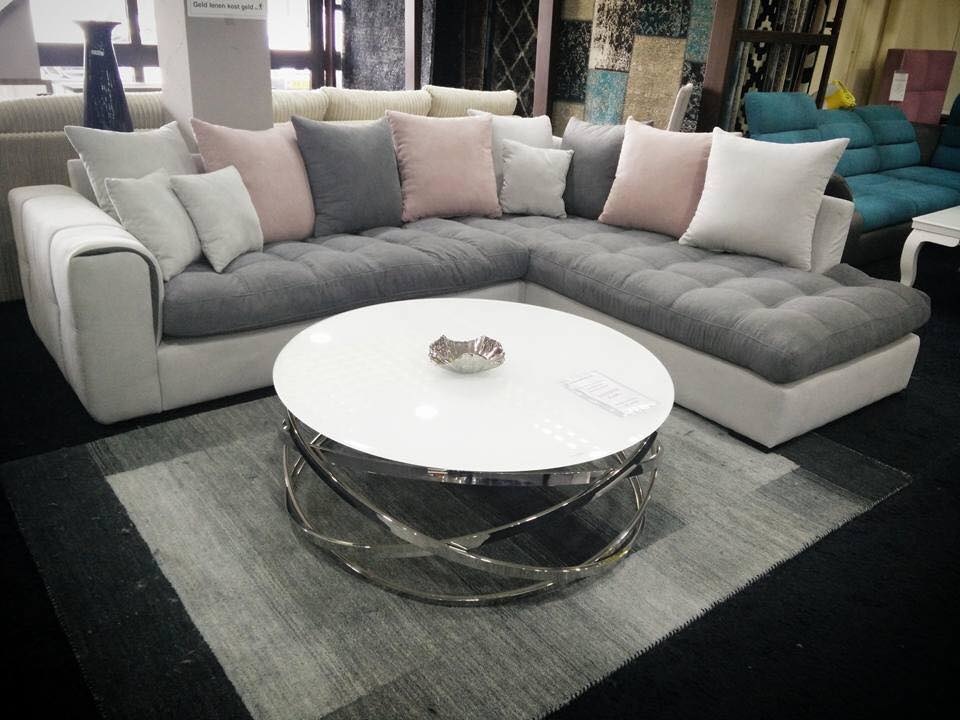 Salontafel Calvin Goud / Zwart bovenblad