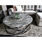 Salontafel Calvin Goud / Zwart bovenblad