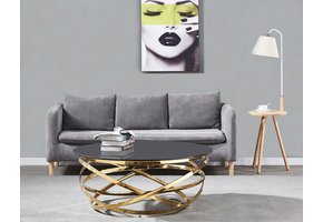 Salontafel Calvin Goud / Zwart