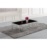 Salontafel Bade Zwart Goud 100 x 100 cm