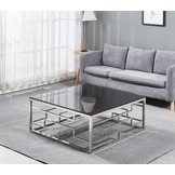 Salontafel Bade Zwart Goud 100 x 100 cm