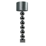 Bollenlamp - Zilver - Vloerlamp - Vierkante voet