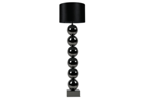Bollamp - Antraciet - Vloerlamp - Vierkante Voet
