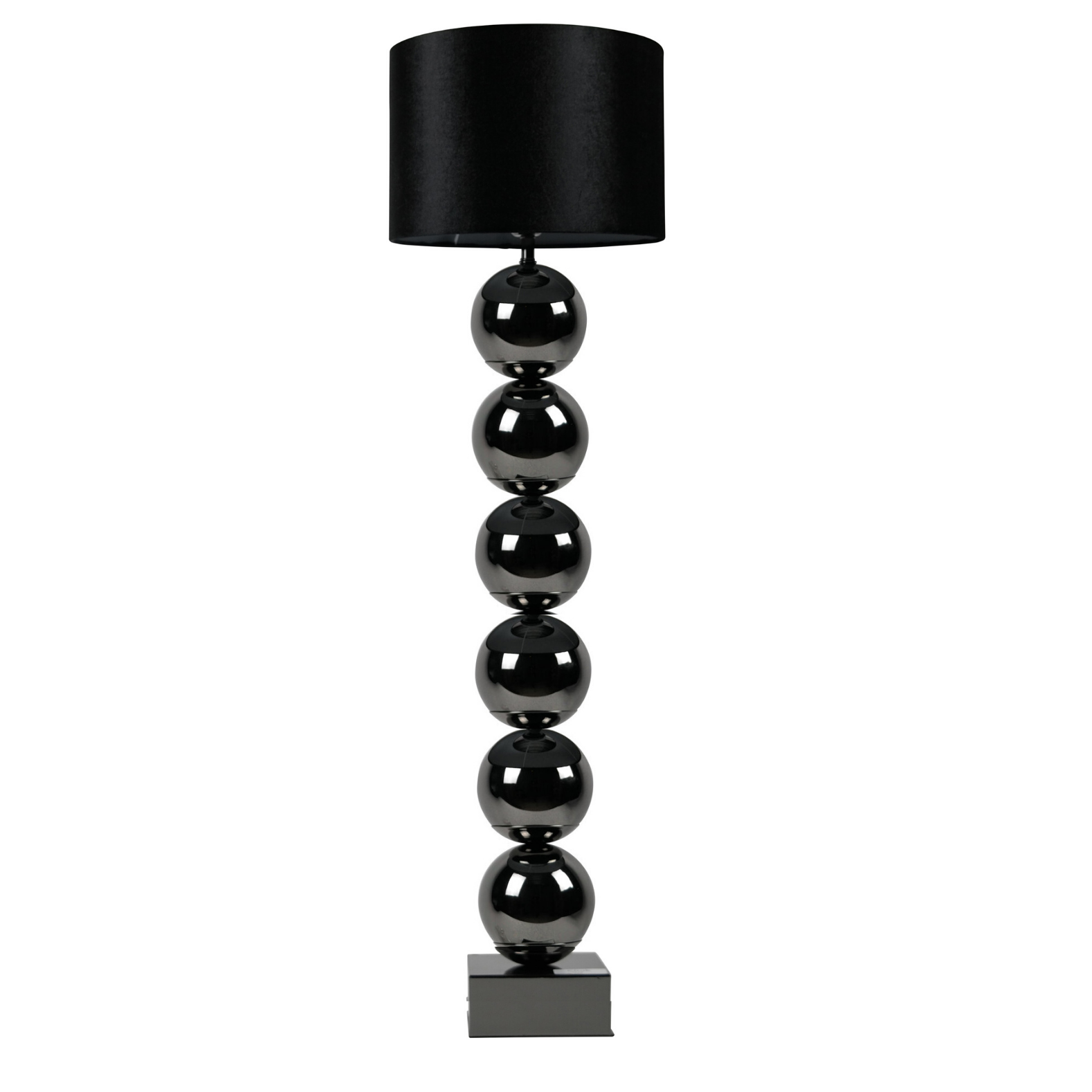 Bollamp - Antraciet - Vloerlamp - Vierkante Voet