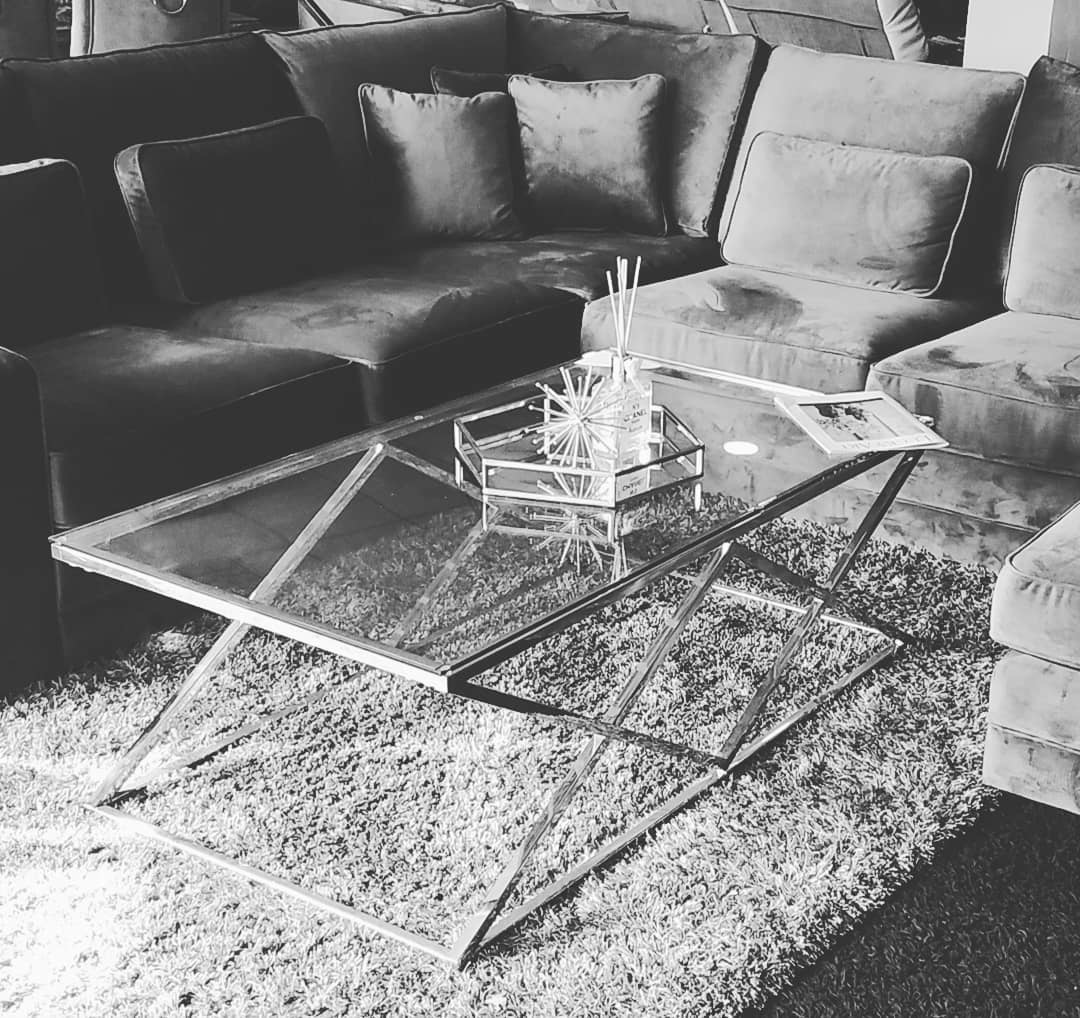 Salontafel Idol Zilver 100 x 100 cm
