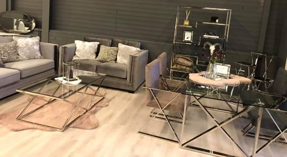Salontafel Idol Zilver 100 x 100 cm
