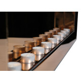 Sfeerhaard Waxinelichtjes Spiegel Zilver 9 lichts - Eric Kuster Stijl