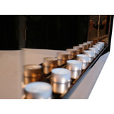 Sfeerhaard Waxinelichtjes Spiegel Zilver 9 lichts - Eric Kuster Stijl