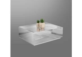 Bloktafel Spiegel Zilver Oslo