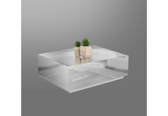 Bloktafel Spiegel Zilver Oslo