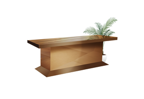 Eettafel Oslo Sepia Spiegel/Glas