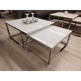 Salontafel Doblo Vierkant Marmer set van 2