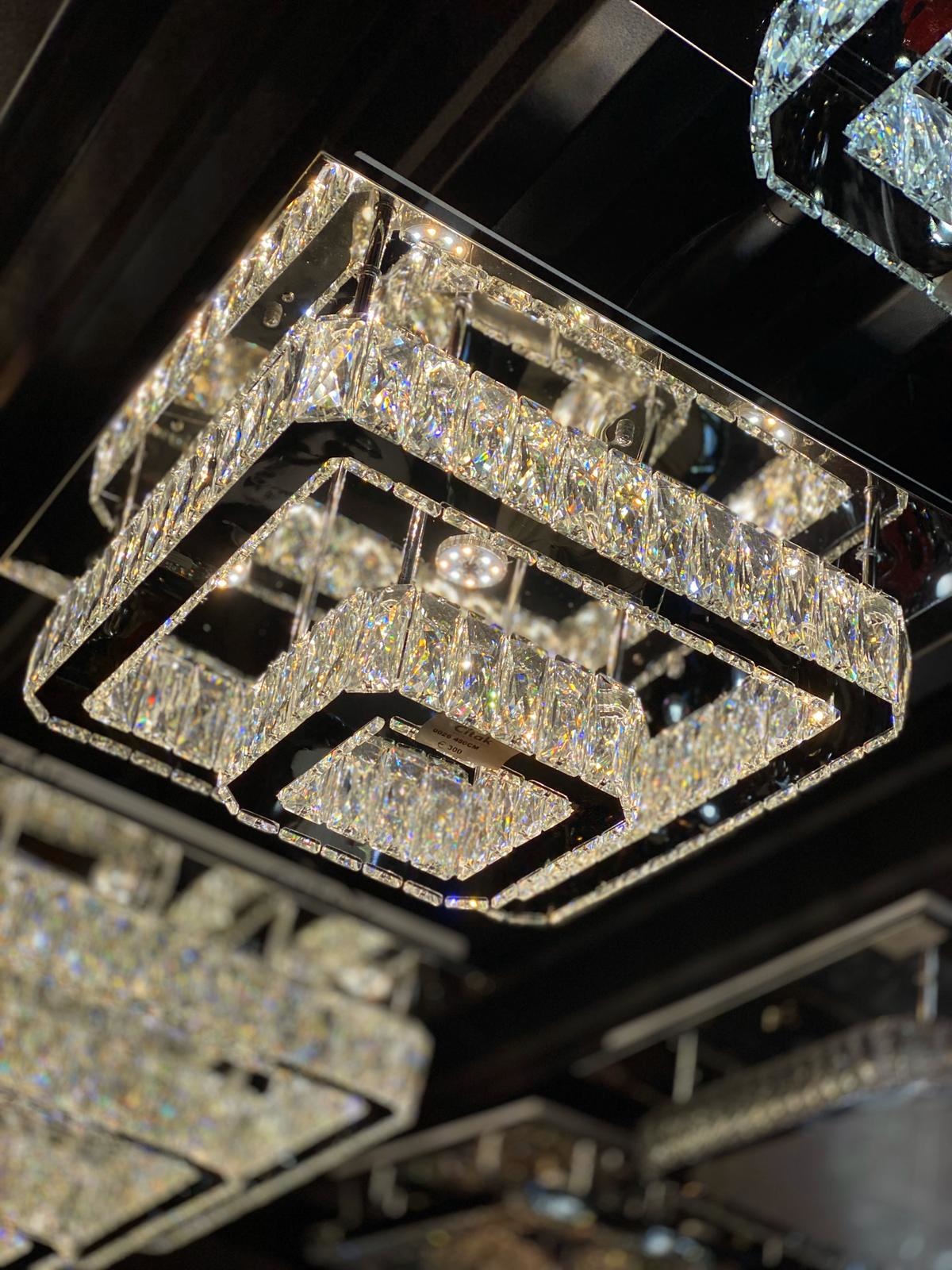 Plafondlamp Aban - 45 x 45 cm - Dimbaar LED licht