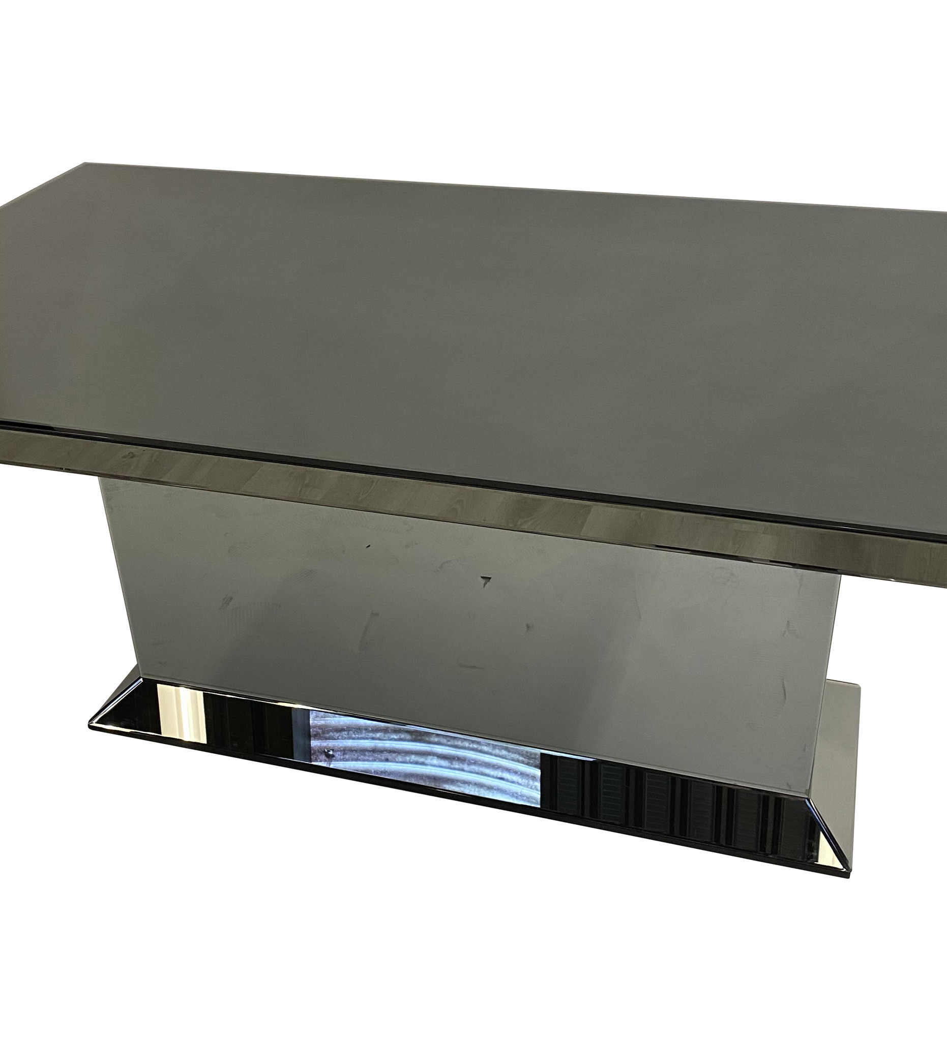 Eettafel Blocci Spiegel Glas - Antraciet