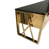 TV-Meubel Aspen Goud 160 x 40 cm